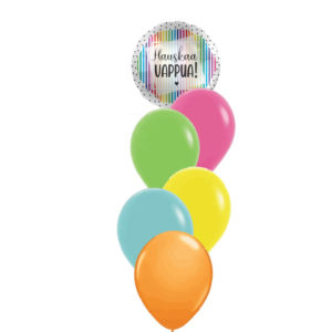 Vappu kimppu foliolla värikäs